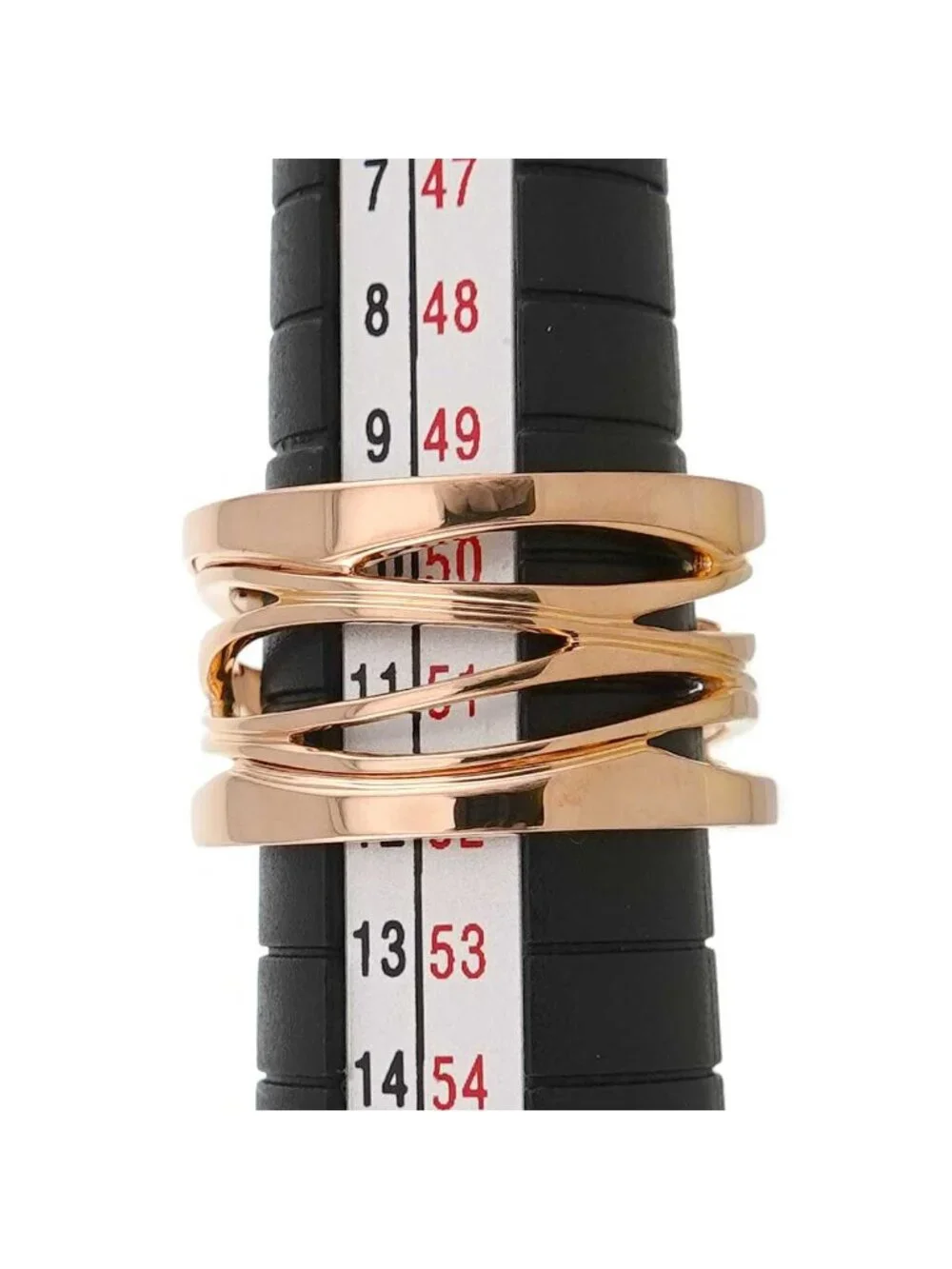 Bvlgari Legend 52 Ring 18k PG Pink Gold